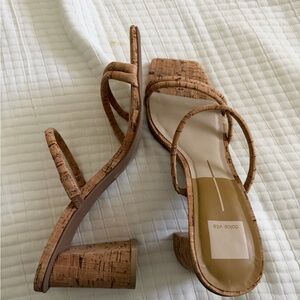 Dolce Vita Cork Block Heel Sandals